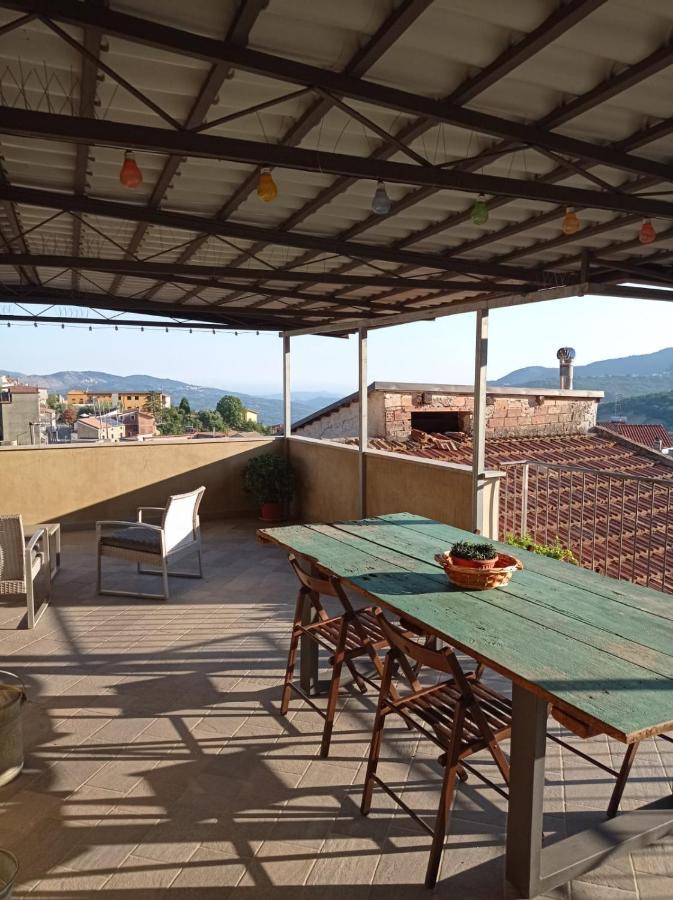 Vila Casa Torre Con Terrazza Panoramica Futani Exteriér fotografie